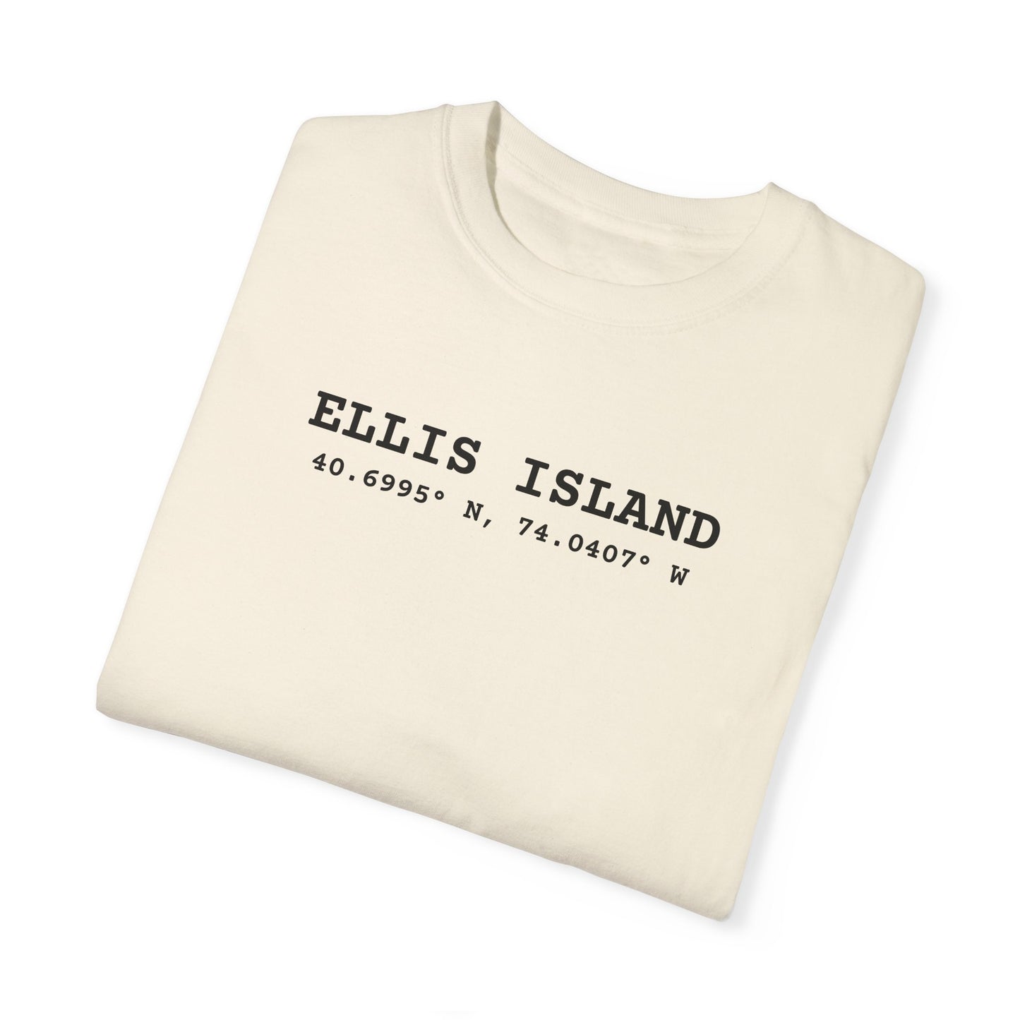 ELLIS ISLAND – Port of Arrival Coordinate Tee