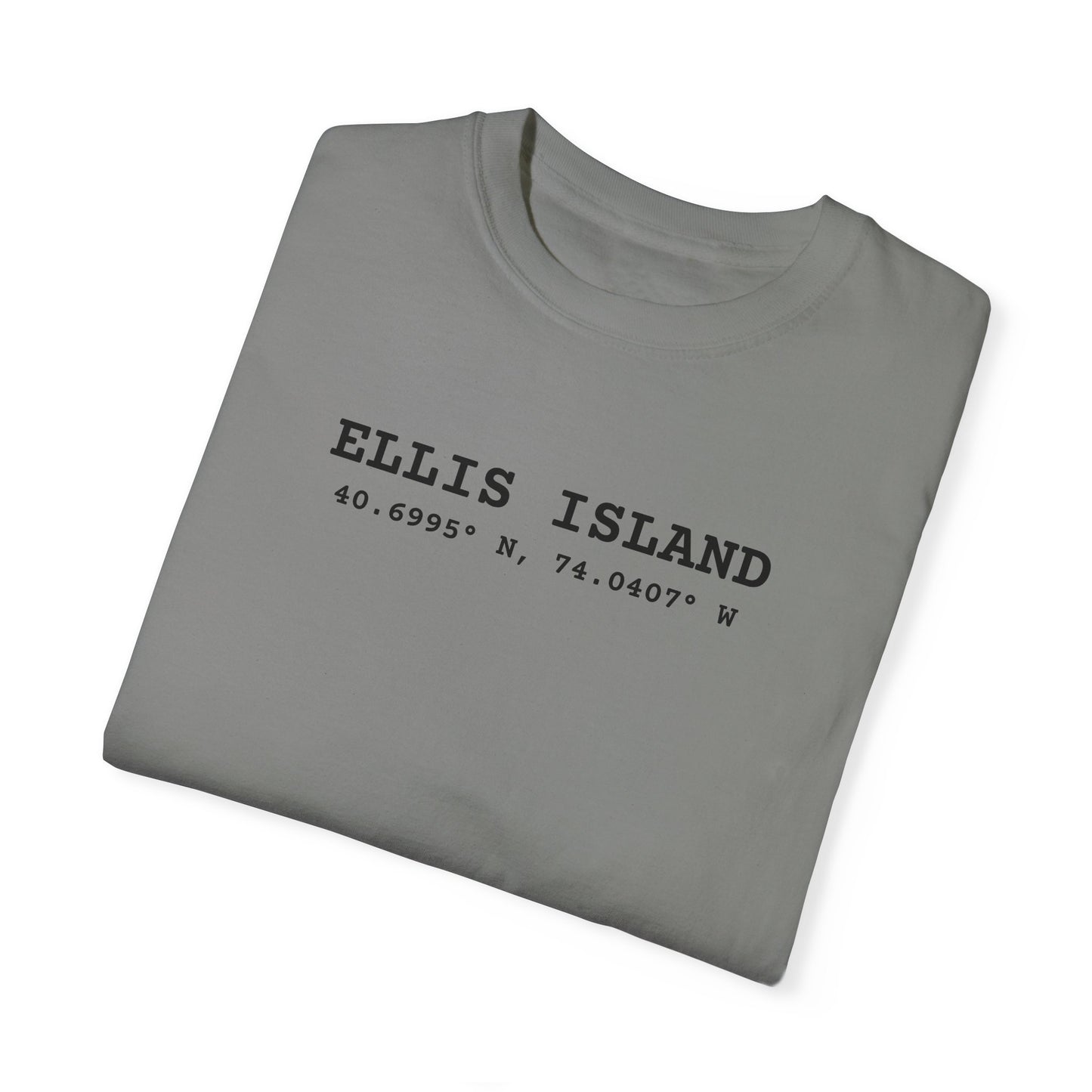 ELLIS ISLAND – Port of Arrival Coordinate Tee