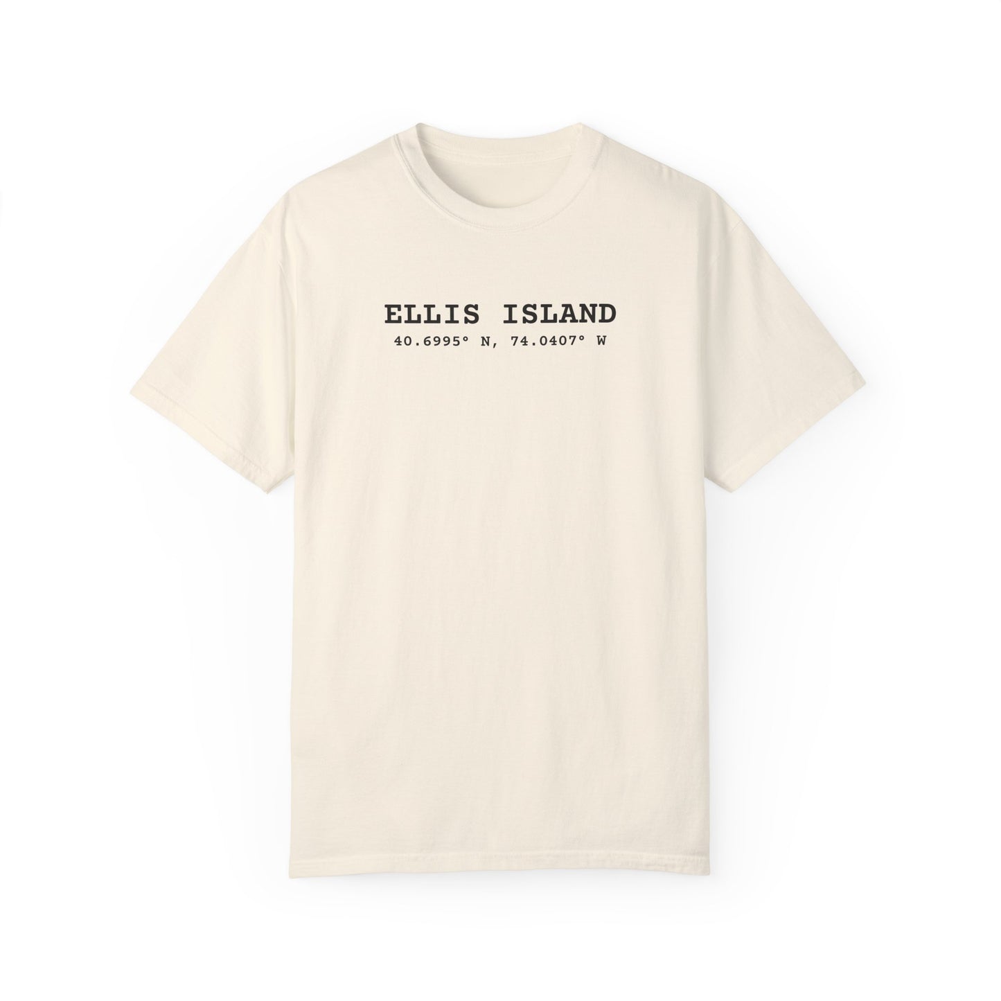 ELLIS ISLAND – Port of Arrival Coordinate Tee