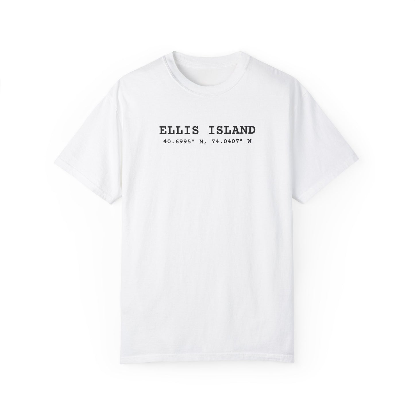 ELLIS ISLAND – Port of Arrival Coordinate Tee