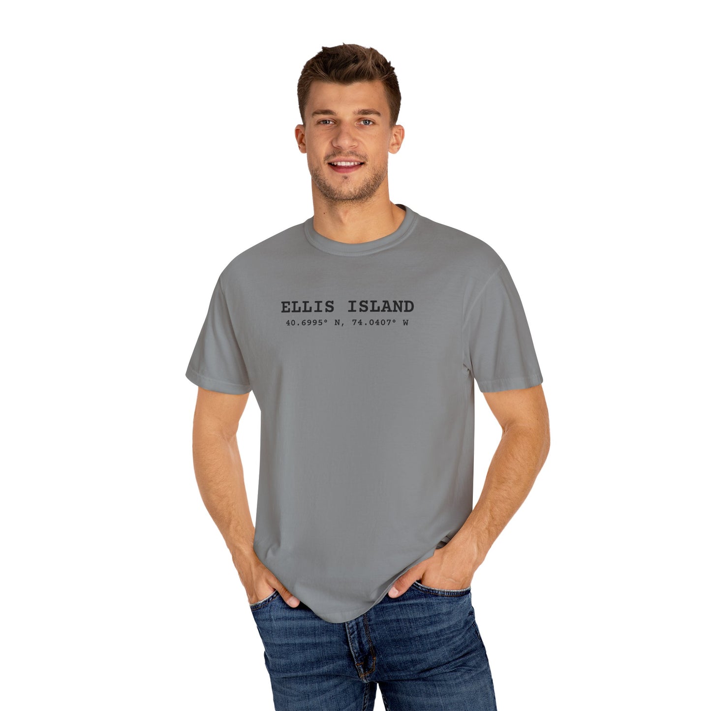 ELLIS ISLAND – Port of Arrival Coordinate Tee