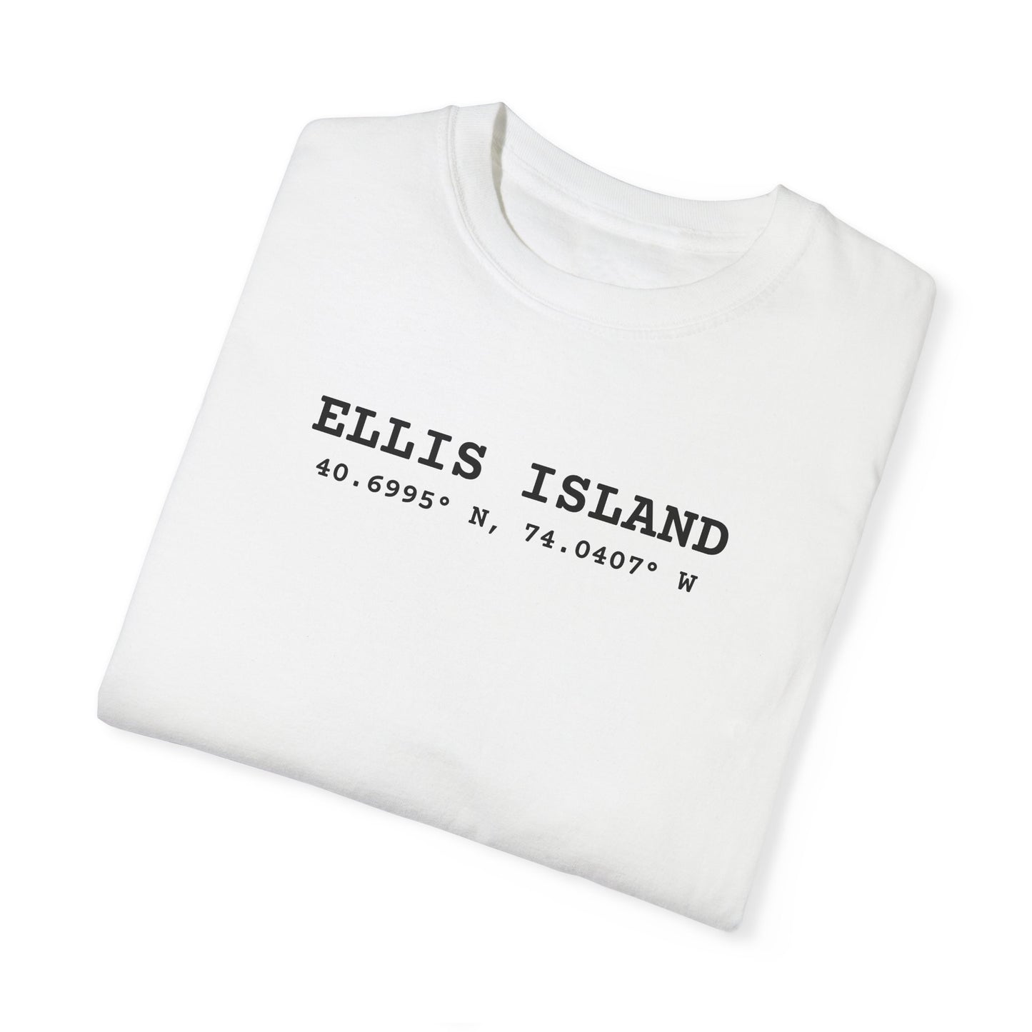 ELLIS ISLAND – Port of Arrival Coordinate Tee