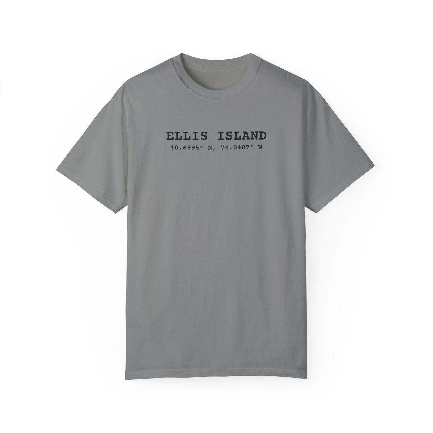 ELLIS ISLAND – Port of Arrival Coordinate Tee